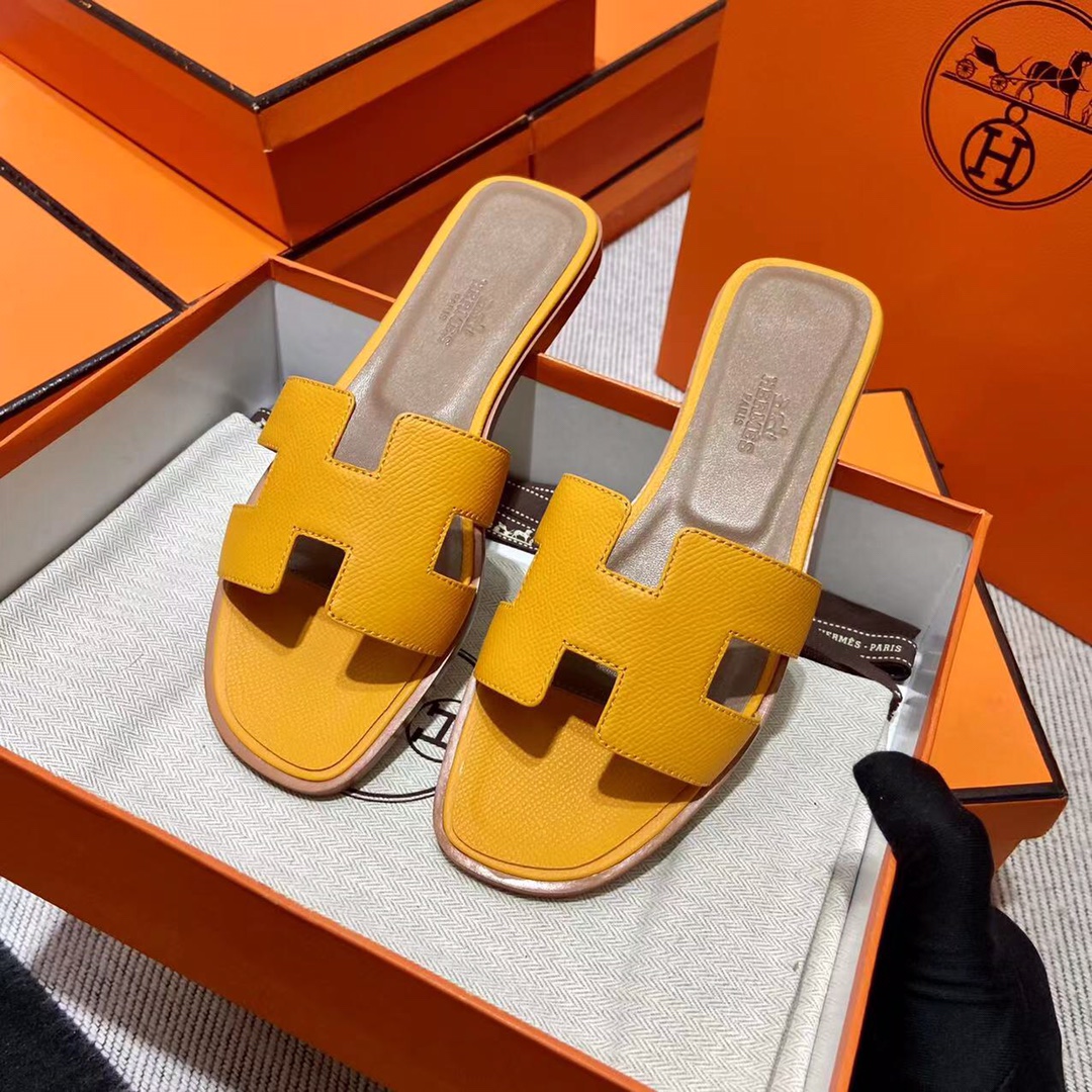 에르메스 올수공 오란 슬리퍼 샌들 앱송 19